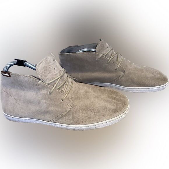 Cole Haan Mens Chukka Sneaker Brown Dune Pinch Weekender Suede Size 8.5